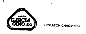 EXCLUSIVOS GARCIA CANO, S.A. ...CORAZON CHACINERO