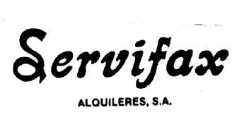 SERVIFAX ALQUILERES, S.A