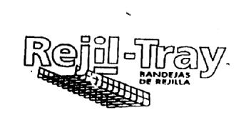 REJIL-TRAY BANDEJAS DE REJILLA