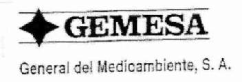 GEMESA GENERAL DEL MEDIOAMBIENTE, S.A