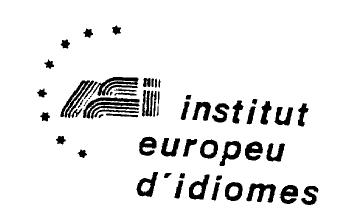 INSTITUT EUROPEU D'IDIOMES