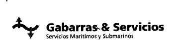 GABARRAS & SERVICIOS SERVICIOS MARITIMOS Y SUBMARINOS