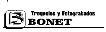 B TROQUELES Y FOTOGRABADOS BONET