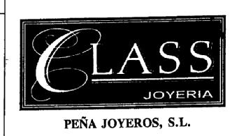CLASS JOYERIA.PEÑA JOYEROS, S.L