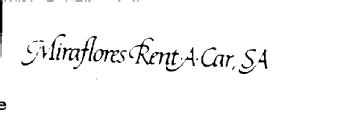 MIRAFLORES RENT A CAR, SA