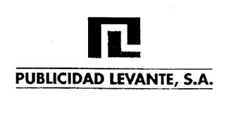 PL PUBLICIDAD LEVANTE, S.A