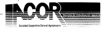 ACOR. SOCIEDAD COOPERATIVA AGROPECUARIA. REVISTA DE INFORMACION AGRARIA