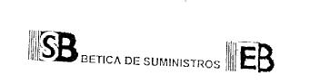 SB BETICA DE SUMINISTROS EB