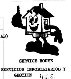 SERVICE HOUSE SERVICIOS INMOBILIARIOS Y GESTION