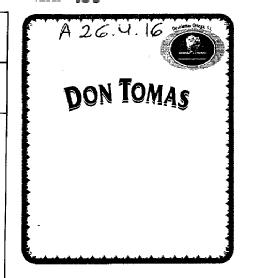 DESTILERIAS ORTEGA, S.L. DON TOMAS