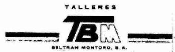 TALLERES TBM BELTRAN MONTORO, S.A