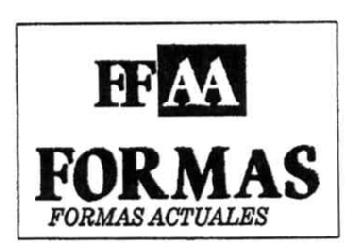 FF AA FORMAS FORMAS ACTUALES