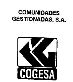COMUNIDADES GESTIONADAS, S.A. CG COGESA