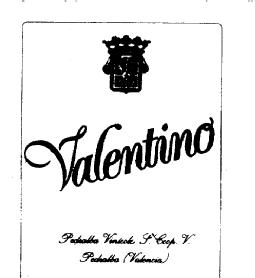 VALENTINO PEDRALBA VINICOLA S. COOP. V. PEDRALBA (VALENCIA)