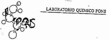 LABORATORIO QUIMICO PONS