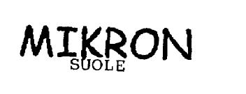 MIKRON SUOLE