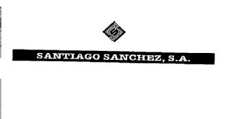 S SANTIAGO SANCHEZ, S.A