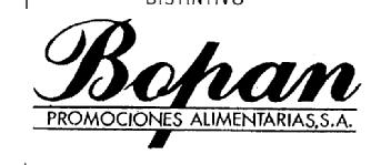 BOPAN PROMOCIONES ALIMENTARIAS, S.A