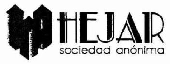 HH HEJAR SOCIEDAD ANONIMA