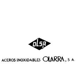 OLSA ACEROS INOXIDABLES OLARRA, S.A