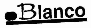 BLANCO