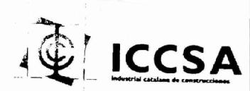 I ICCSA INDUSTRIAL CATALANA DE CONSTRUCCIONES