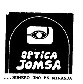 OPTICA JOMSA... NUMERO UNO EN MIRANDA