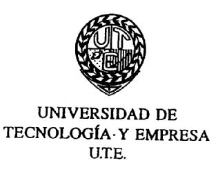 UTE UNIVERSIDAD DE TECNOLOGIA Y EMPRESA U.T.E