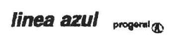 LINEA AZUL PROGERAL