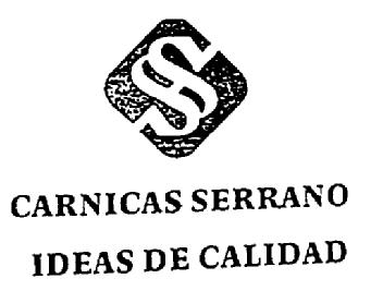 SS CARNICAS SERRANO IDEAS DE CALIDAD