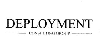 DEPLOYMENT CONSULTING GROUP