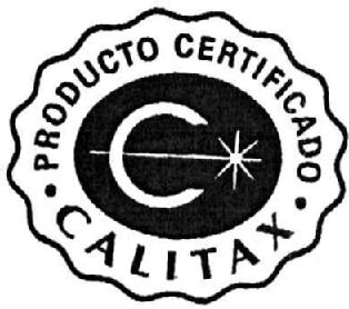 C PRODUCTO CERTIFICADO CALITAX