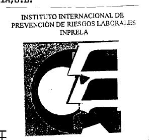 INSTITUTO INTERNACIONAL DE PREVENCION DE RIESGOS LABORALES INPRELA