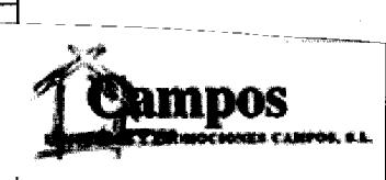 CAMPOS INMUEBLES Y PROMOCIONES CAMPOS S.L