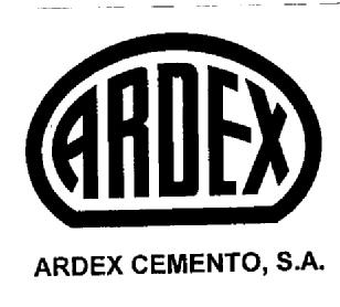ARDEX ARDEX CEMENTO, S.A