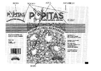 POPITAS SABOR NATURAL CON SAL PALOMITAS PARA MICROONDAS BORGES