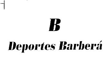 B DEPORTES BARBERA