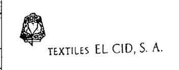 TEXTILES EL CID,S.A