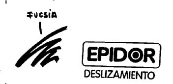 EPIDOR DESLIZAMIENTO