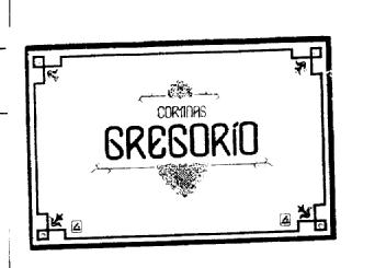 CORTINAS GREGORIO