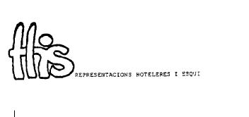 HIS REPRESENTACIONS HOTELERES I ESQUI