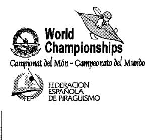 WORLD CHAMPIONSHIPS CAMPIONAT DEL MON-CAMPEONATO DEL MUNDO FEP FEDERACION ESPAÑOLA DE PIRAGUISMO