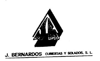 JB J.BERNARDOS CUBIERTAS Y SOLADOS, S.L