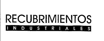 RECUBRIMIENTOS INDUSTRIALES