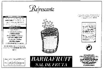 REFRESCANTE BARRAFRUIT SAL DE FRUTA
