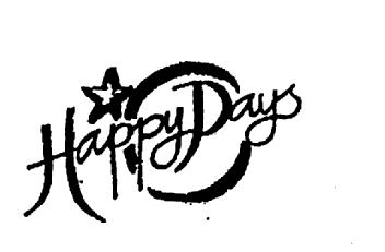 HAPPY DAYS