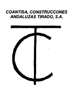 COANTISA, CONSTRUCCIONES ANDALUZAS TIRADO, S.A. TC