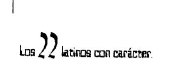 LOS 22 LATINOS CON CARACTER
