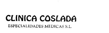 CLINICA COSLADA ESPECIALIDADES MEDICAS, S.L