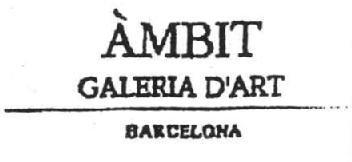 AMBIT GALERIA D'ART BARCELONA